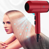 Επαγγελματικό Blue Light Anion Blow Dryer Salon Negative Ion Dryer with 2 Speed 3 Heat Settings Hair Dryer Hair Styling Tool F35