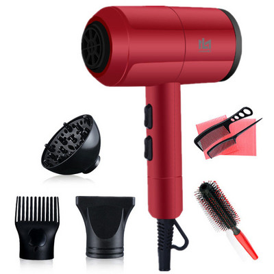Επαγγελματικό Blue Light Anion Blow Dryer Salon Negative Ion Dryer with 2 Speed 3 Heat Settings Hair Dryer Hair Styling Tool F35