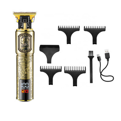 Kemei T9 USB elektromos hajvágó gép újratölthető hajvágó borotvavágó férfi fodrász professzionális szakállvágó