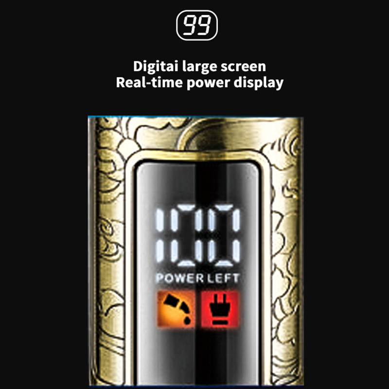 Kemei T9 USB elektromos hajvágó gép újratölthető hajvágó borotvavágó férfi fodrász professzionális szakállvágó