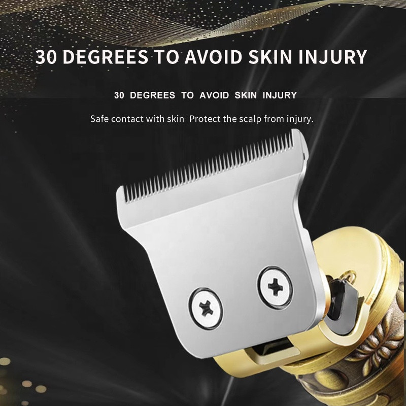 Kemei T9 USB elektromos hajvágó gép újratölthető hajvágó borotvavágó férfi fodrász professzionális szakállvágó