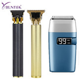 YBLNTEK Mašina za šišanje 2 u 1 Električni aparat za brijanje Muškarci Trimer za šišanje Brijač za bradu Profesionalni klipni stroj za brijanje ćelave glave