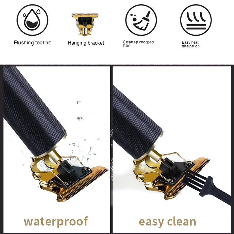 Profesionali plaukų kirpimo mašina belaidė elektrinė plaukų kirpimo mašinėlė barzdaskutė Vyriška plaukų kirpimo mašina vyrų kirpimo stilius