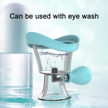 2 τεμάχια μαλακής σιλικόνης Eye Wash Cups Eyes Cleaner Flushing Rinse Cups Resuable Bath Eyewwash Cups for Students Νέο