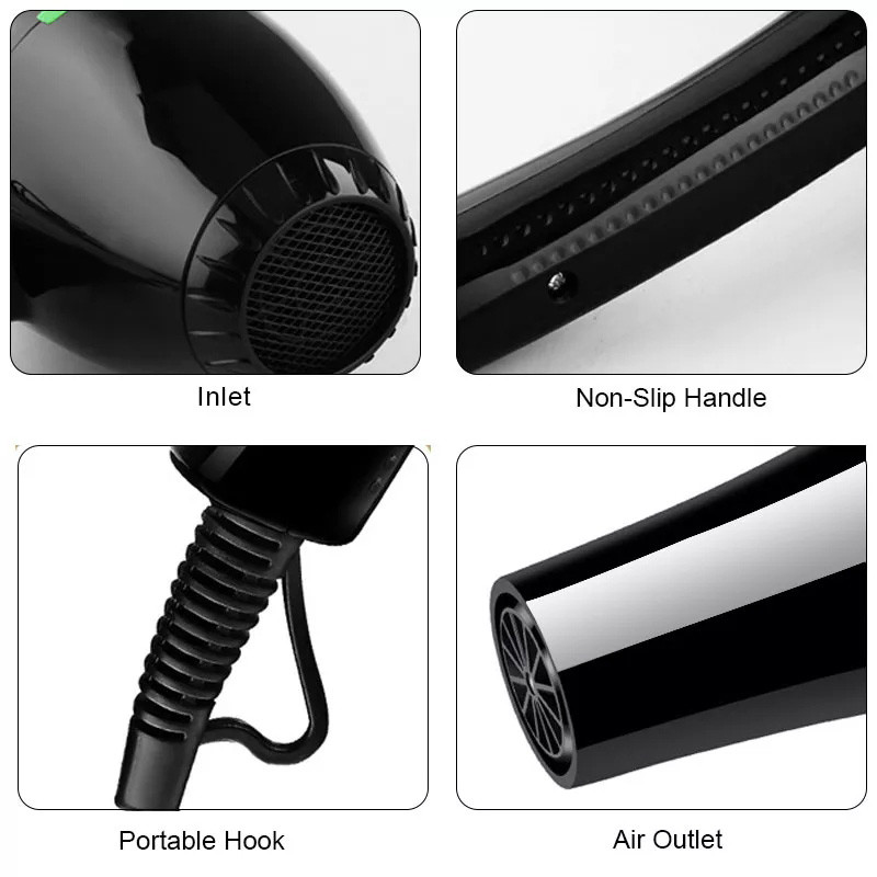 Επαγγελματικό πιστολάκι μαλλιών Negative Ion High Power 2200W Quiet Home Salon πιστολάκι