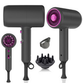 1800 W profesionalus plaukų džiovintuvas karštas ir šaltas stiprus oras greitas džiovinimas, galingas neigiamas joninis plaktukas, difuzorius elektrinis plaukų džiovintuvas