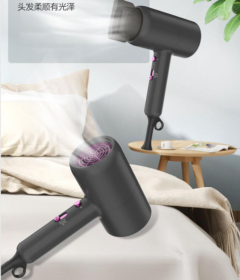 1800 W profesionalus plaukų džiovintuvas karštas ir šaltas stiprus oras greitas džiovinimas, galingas neigiamas joninis plaktukas, difuzorius elektrinis plaukų džiovintuvas