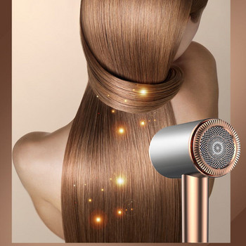 Blue Light Air Dryer Πιστολάκι μαλλιών Anion Ηλεκτρομεταλλευτικό Στεγνωτήρα μαλλιών Περιποίηση μαλλιών Wind Quick-Drying Hair Salon Οικιακό Στεγνωτήρα μαλλιών υψηλής ισχύος
