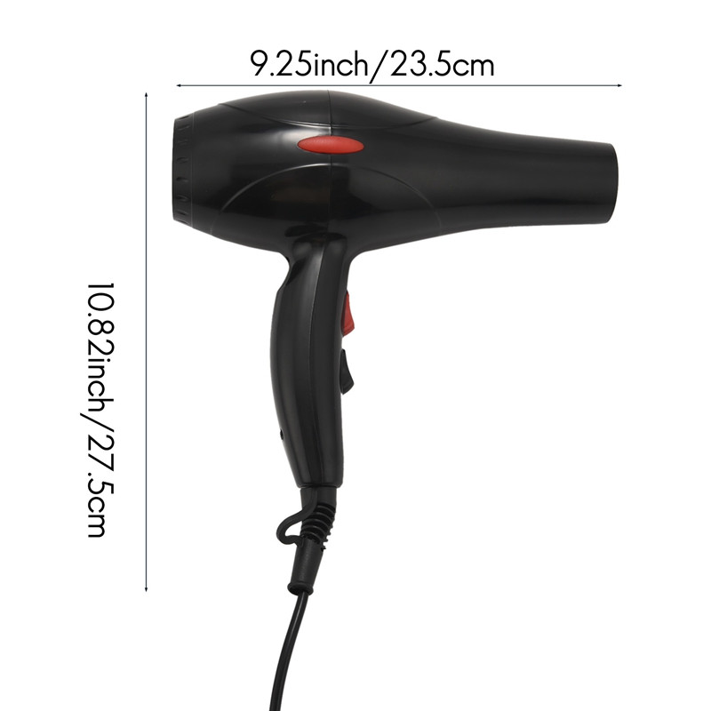 Uscător de păr 6 piese 2200W Uscător de păr de uz casnic Difuzor/pieptene Salon Priză SUA