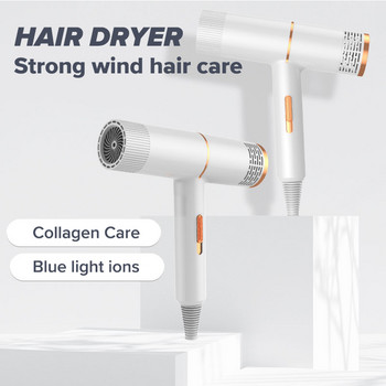 Στεγνωτήρας μαλλιών Πτυσσόμενο μίνι φορητό πιστολάκι Nanoe Water Ion Hair Care Professinal Quick Dry Home Styling Appliance