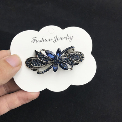 Molan kristalni cvijet proljetna gornja kopča riječna kopča elegantna ženska modna ukosnica za kosu