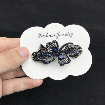 Molan kristalni cvijet proljetna gornja kopča riječna kopča elegantna ženska modna ukosnica za kosu