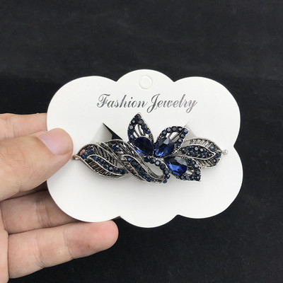 Molan kristalni cvijet proljetna gornja kopča riječna kopča elegantna ženska modna ukosnica za kosu