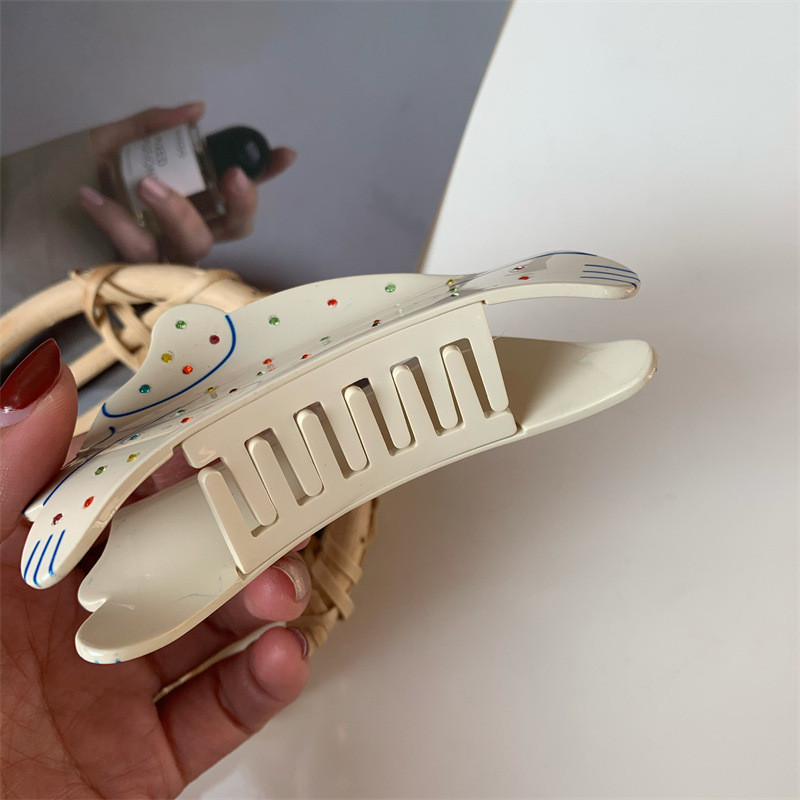 Francuski dijamant u boji Slatka pseća dlaka Kandže Lijepa životinjska plastična kopča za kosu Ukosnica za morskog psa Trendi dodaci za glavu za žene Djevojke