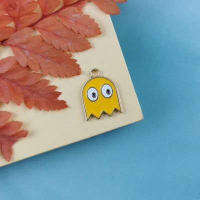 JeQue 10 kom/lot Emajl Crtić Halloween Ghost Charms DIY Izrada nakita Modne naušnice Ogrlica Narukvica Privjesci Dodaci