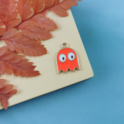 JeQue 10 kom/lot Emajl Crtić Halloween Ghost Charms DIY Izrada nakita Modne naušnice Ogrlica Narukvica Privjesci Dodaci