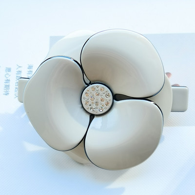 Camellia Ukosnice Acetat Ukosnice za kosu Držači za konjski rep Duck Clip Rhinestones Dodaci za kosu za djevojke Modni nakit