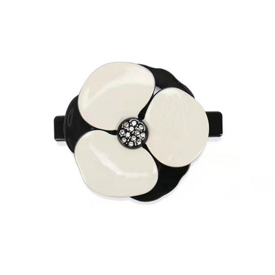 Camellia Ukosnice Acetat Ukosnice za kosu Držači za konjski rep Duck Clip Rhinestones Dodaci za kosu za djevojke Modni nakit