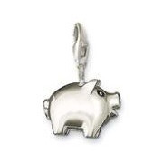 Lovely Piggy Piggy Bank Diy Animal Charms Fit karkötők és nyakláncok, ékszerek készítése nőknek SCH0557