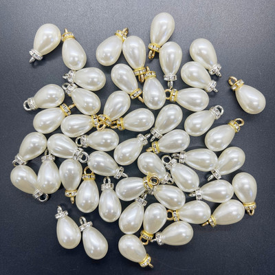 ÚJ 8 db DIY 10x20mm mini akril gyöngy medál vízcsepp gyöngyök varázslat fülbevaló díszek ékszer készítés alkatrészek