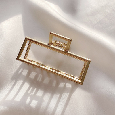 Vintage zlatne boje Geometrijske kopče za kosu Metalna kandža za kosu Križ Kosa za kosu Traka za glavu Ukosnica Račić za kosu Ženski dodaci za kosu Nakit