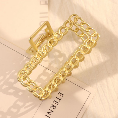 Vintage zlatne boje Geometrijske kopče za kosu Metalna kandža za kosu Križ Kosa za kosu Traka za glavu Ukosnica Račić za kosu Ženski dodaci za kosu Nakit