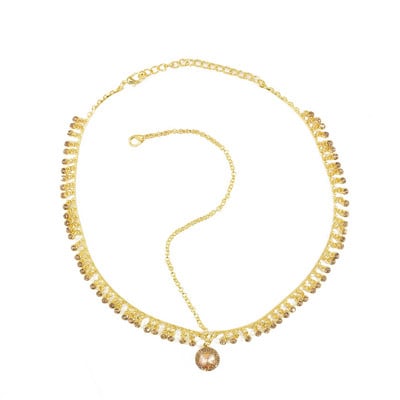 Cigány Török Bohém Fejlánc Indiai Haj Ékszer Törzsi Homlok Tánc Esküvői Haj Kiegészítők Boho Fejpánt Fejdíszek