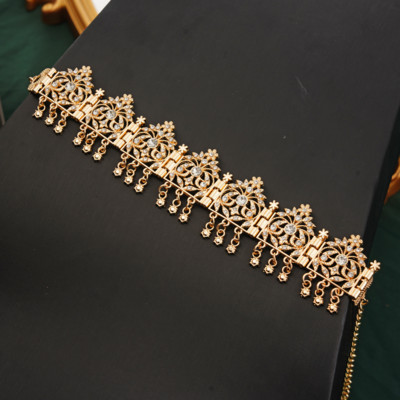 Marokansko vjenčanje Perle za kosu Nakit Traka za glavu od kristala u zlatnoj boji Cvjetna ogrlica Alžirska kruna, ženski dar