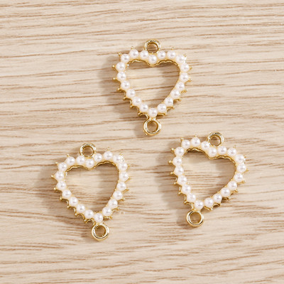 5 bucăți Brelocuri elegante de urs cu animale de cristal pentru realizarea de bijuterii Brelocuri cu flori de stea, lună, pandantive pentru coliere, cercei, accesoriu