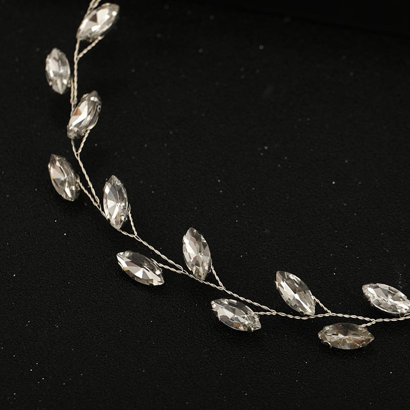 Ezüst színű menyasszonyi tiaras fejpántok Esküvőre Kézzel készített Olcsóbb Kristály Női Hajékszerek Lányok Fejdísz Akciós Fejdísz