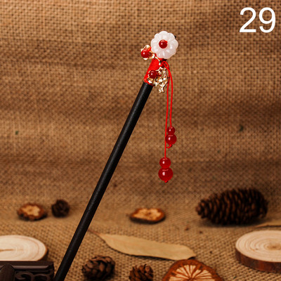 Nove ručno rađene luksuzne cvjetne ukosnice Štapići za kosu Vintage drvene kineske igle za kosu Ukrasi za kosu Nakit za glavu