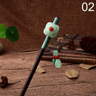 Nove ručno rađene luksuzne cvjetne ukosnice Štapići za kosu Vintage drvene kineske igle za kosu Ukrasi za kosu Nakit za glavu