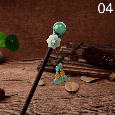 Nove ručno rađene luksuzne cvjetne ukosnice Štapići za kosu Vintage drvene kineske igle za kosu Ukrasi za kosu Nakit za glavu