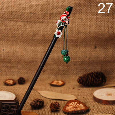 Nove ručno rađene luksuzne cvjetne ukosnice Štapići za kosu Vintage drvene kineske igle za kosu Ukrasi za kosu Nakit za glavu