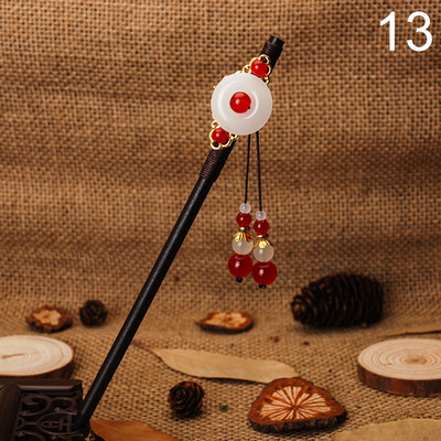 Nove ručno rađene luksuzne cvjetne ukosnice Štapići za kosu Vintage drvene kineske igle za kosu Ukrasi za kosu Nakit za glavu