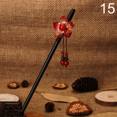 Nove ručno rađene luksuzne cvjetne ukosnice Štapići za kosu Vintage drvene kineske igle za kosu Ukrasi za kosu Nakit za glavu