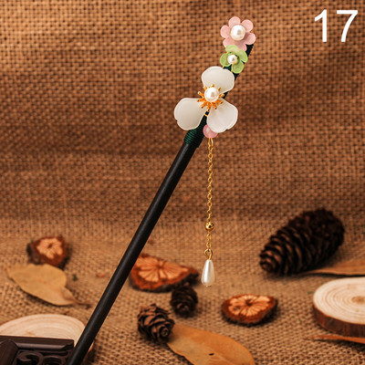 Nove ručno rađene luksuzne cvjetne ukosnice Štapići za kosu Vintage drvene kineske igle za kosu Ukrasi za kosu Nakit za glavu