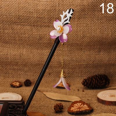 Nove ručno rađene luksuzne cvjetne ukosnice Štapići za kosu Vintage drvene kineske igle za kosu Ukrasi za kosu Nakit za glavu