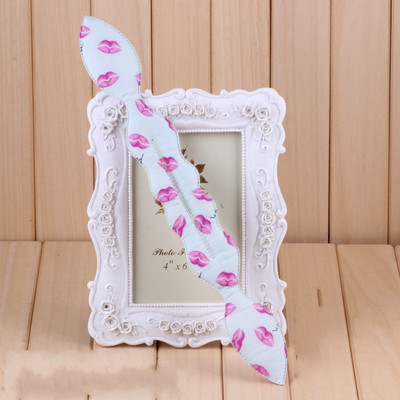 Жени Bunny Ear Sponge Hair Twist Styling Clip Stick Bun Maker Braid Magic Tools Аксесоари Женска лента за коса на точки на цветя