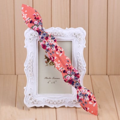 Жени Bunny Ear Sponge Hair Twist Styling Clip Stick Bun Maker Braid Magic Tools Аксесоари Женска лента за коса на точки на цветя