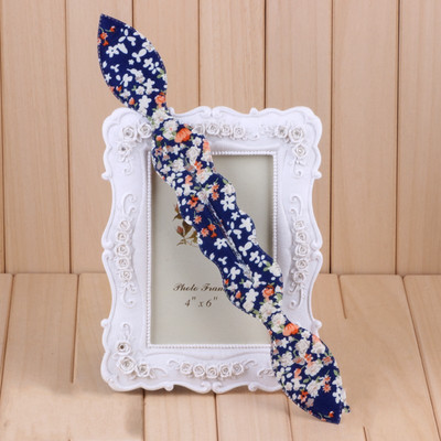 Жени Bunny Ear Sponge Hair Twist Styling Clip Stick Bun Maker Braid Magic Tools Аксесоари Женска лента за коса на точки на цветя