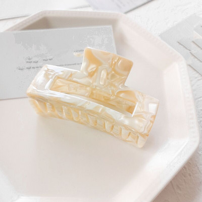 Bilandi 2021, nova kopča za kosu, veliki geometrijski šuplji kvadrat, leopard acetatna kopča za kosu za žene, dodaci za kosu