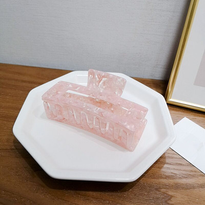 Bilandi 2021, nova kopča za kosu, veliki geometrijski šuplji kvadrat, leopard acetatna kopča za kosu za žene, dodaci za kosu