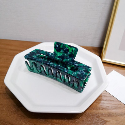 Bilandi 2021, nova kopča za kosu, veliki geometrijski šuplji kvadrat, leopard acetatna kopča za kosu za žene, dodaci za kosu