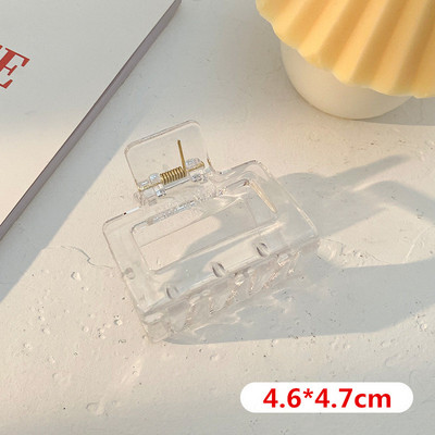 Bilandi 2021, nova kopča za kosu, veliki geometrijski šuplji kvadrat, leopard acetatna kopča za kosu za žene, dodaci za kosu