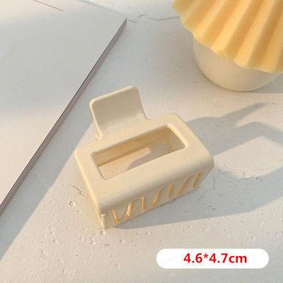 Bilandi 2021, nova kopča za kosu, veliki geometrijski šuplji kvadrat, leopard acetatna kopča za kosu za žene, dodaci za kosu