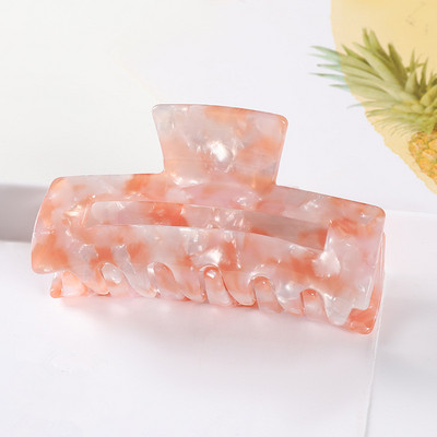 Bilandi 2021, nova kopča za kosu, veliki geometrijski šuplji kvadrat, leopard acetatna kopča za kosu za žene, dodaci za kosu