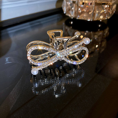 Francuski temperament, šuplji dijamantni luk, morski pas, kopča, kopča za kosu, nakit, dodaci za kosu za žene, rođendanski darovi