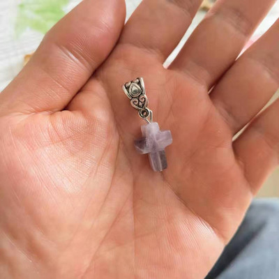 Комплект бижута Amethyst Loc, бижута Crystal Dreadlock, бижута Dread Sleeves Dreadlock