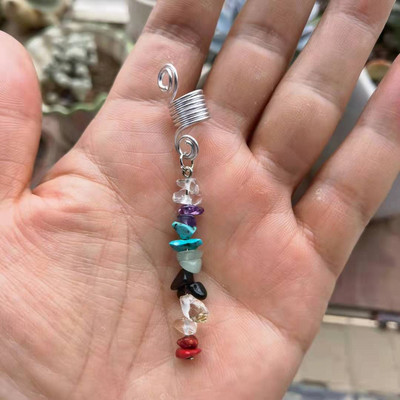 Комплект бижута Amethyst Loc, бижута Crystal Dreadlock, бижута Dread Sleeves Dreadlock